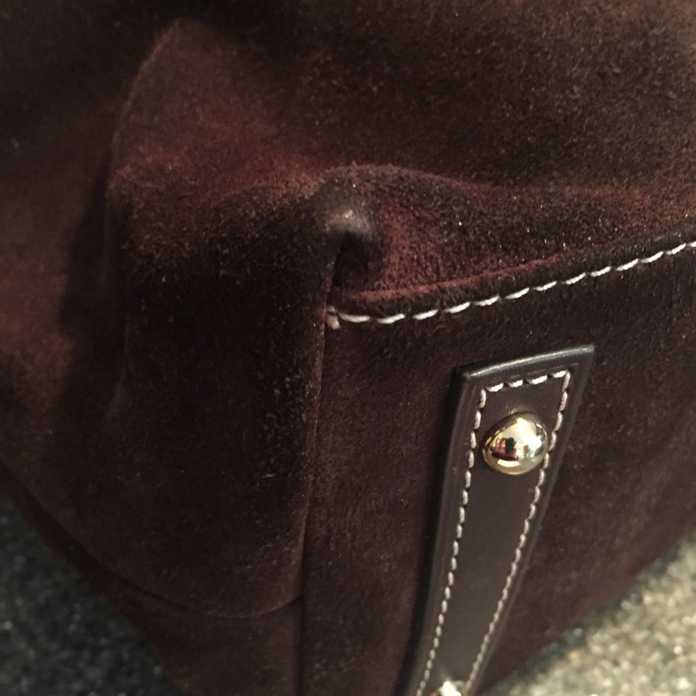 🦆 Dooney & Bourke suede satchel - Picture 5 of 8